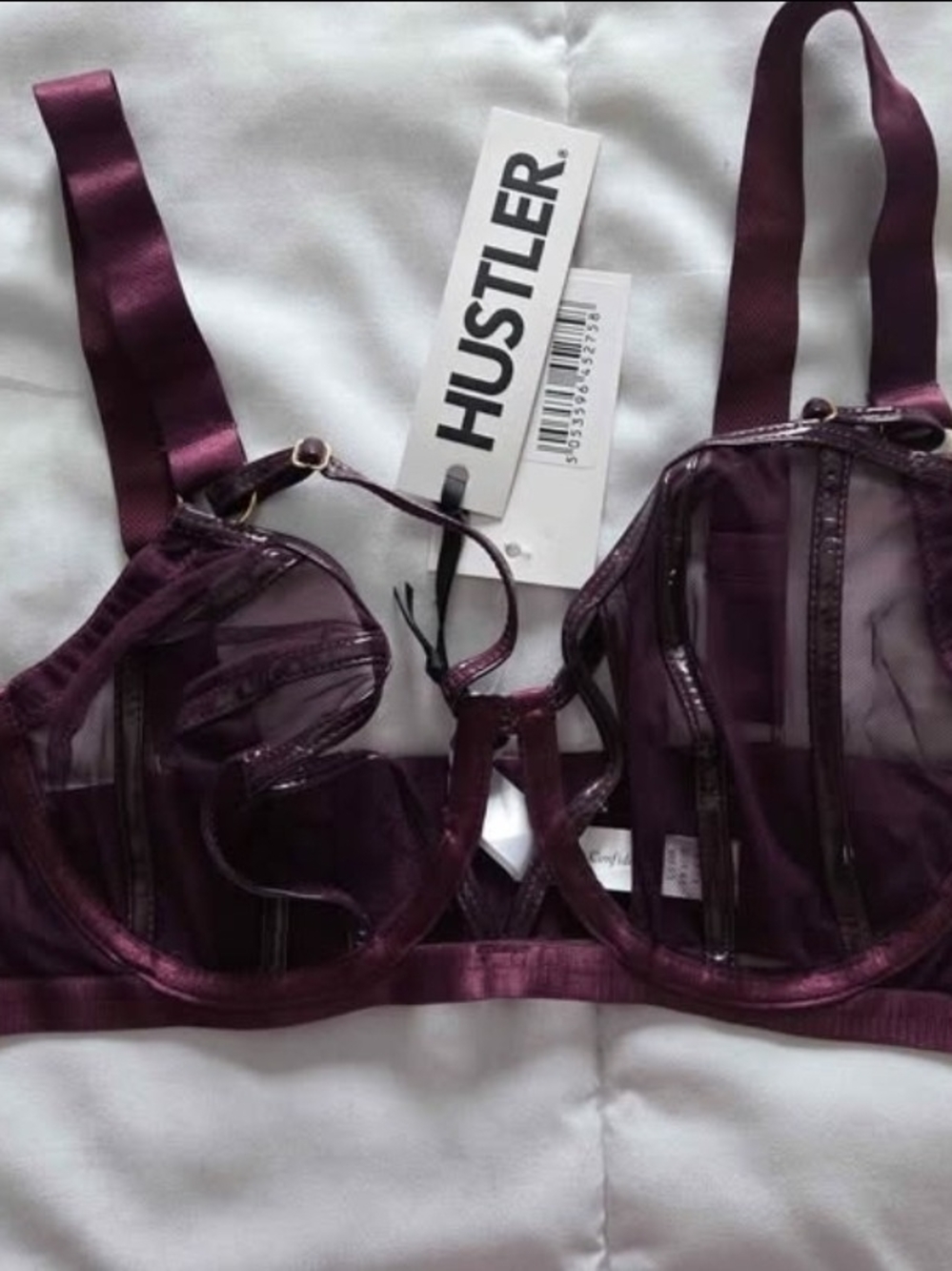 NWT - Hustler Sheer Underwire Bra